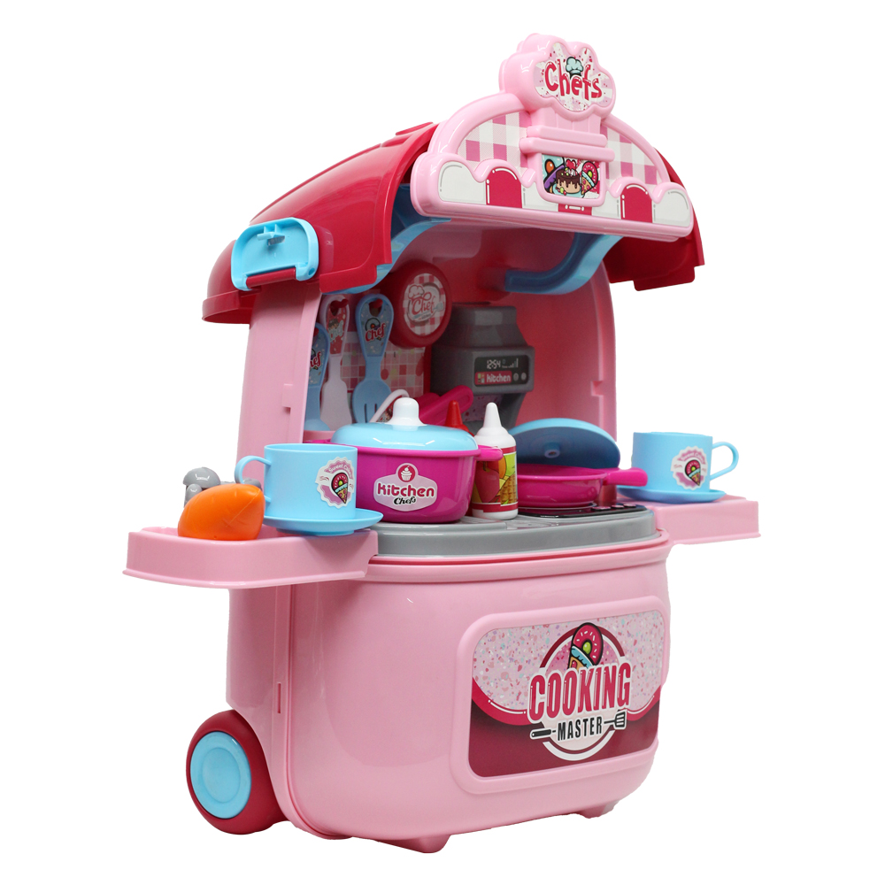 Đồ chơi hướng nghiệp:nhà bếp dạng vali kéo