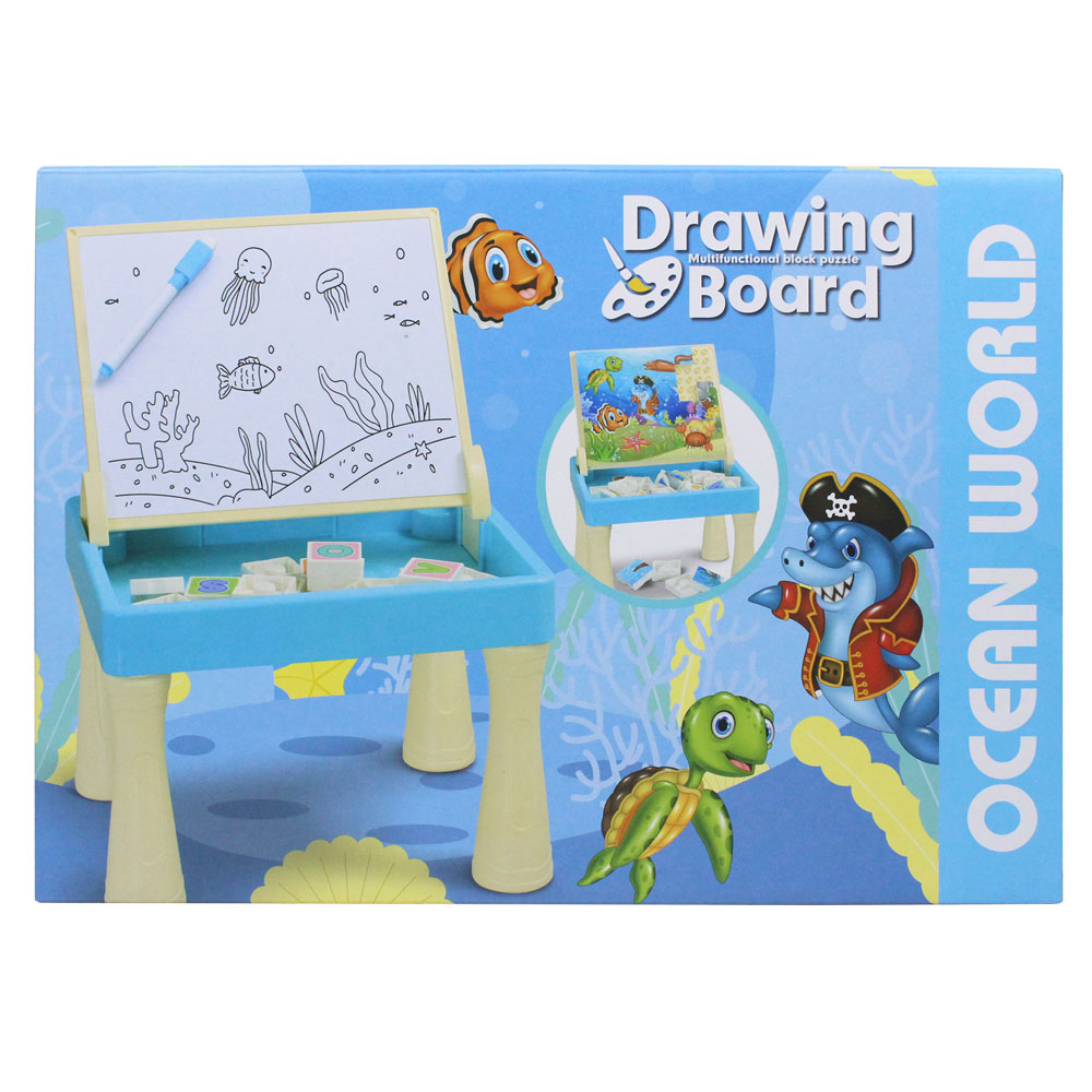 Bộ đồ chơi bảng vẽ kèm xếp hình