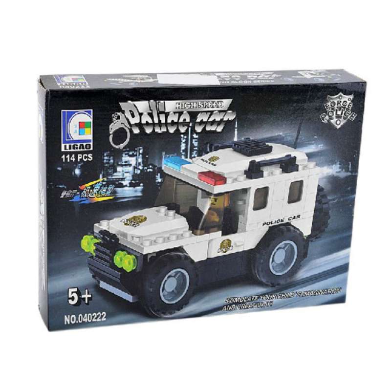 Đồ chơi xếp khối lego- xe cảnh sát biển 114 pcs