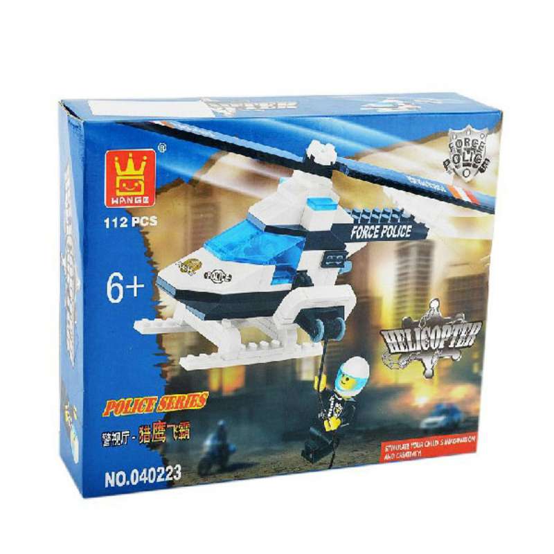 Đồ chơi xếp khối lego- trực thăng cứu hộ 112 pcs