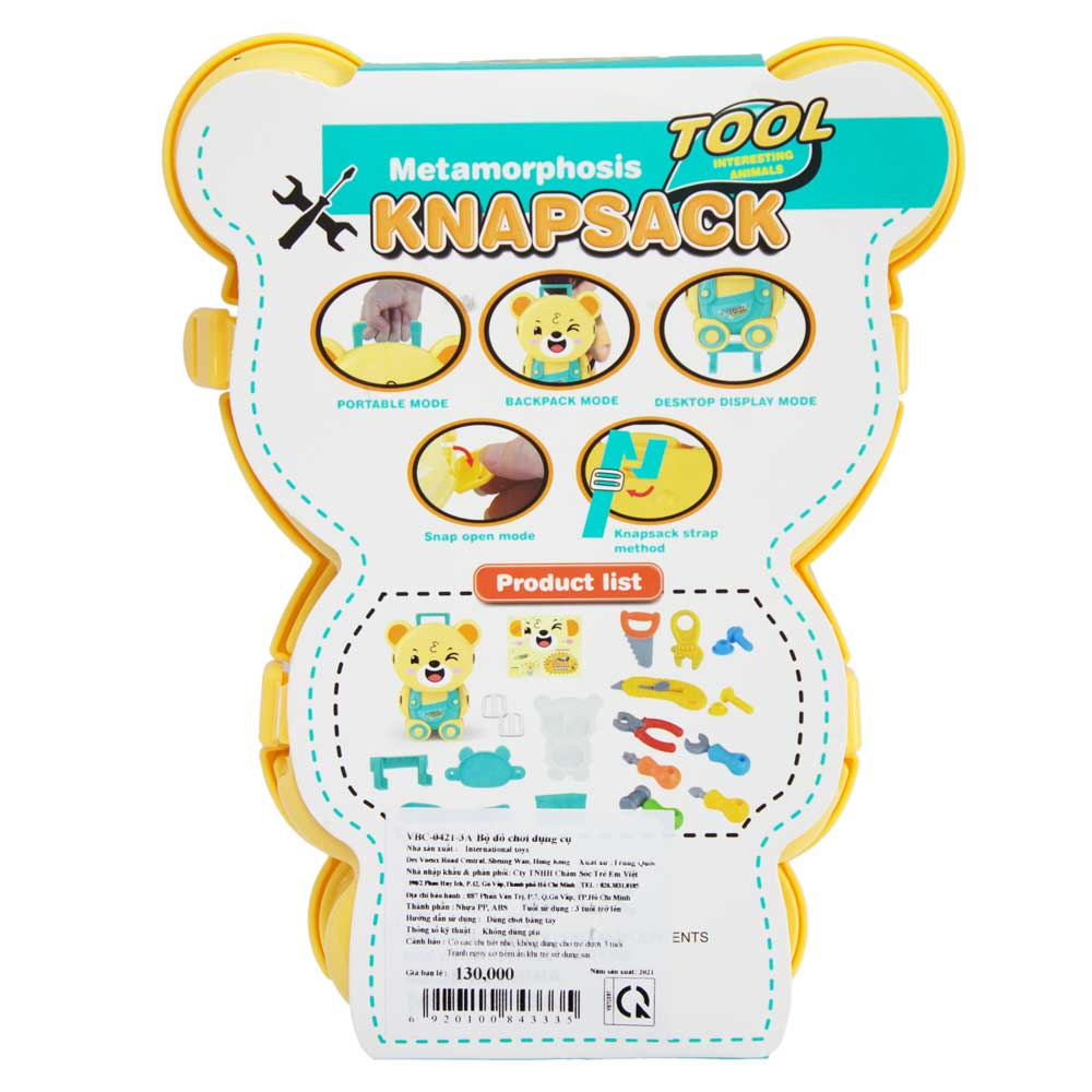 Đồ chơi phân vai theo chủ đề: dụng cụ