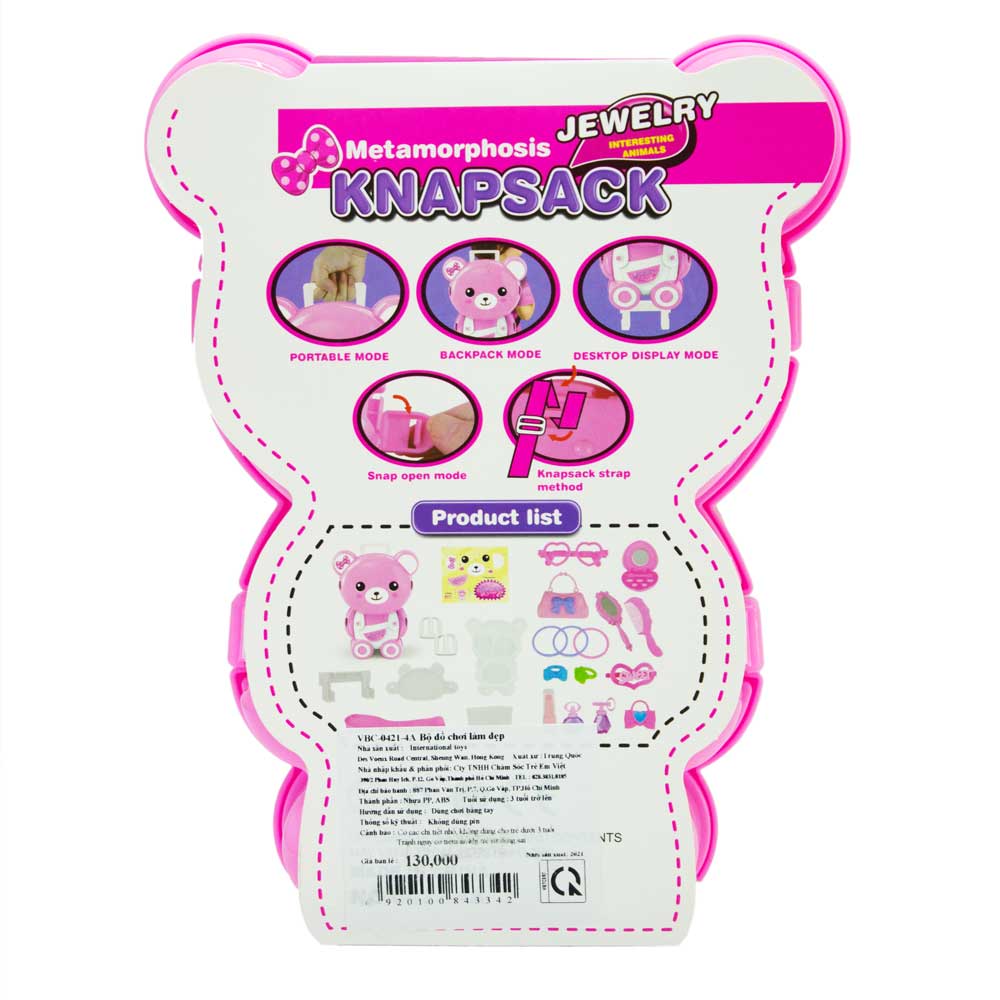 Đồ chơi phân vai theo chủ đề: làm đẹp