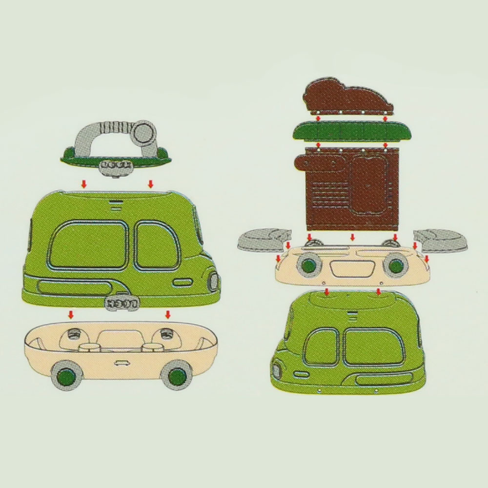 Đồ chơi hướng nghiệp hình xe bus