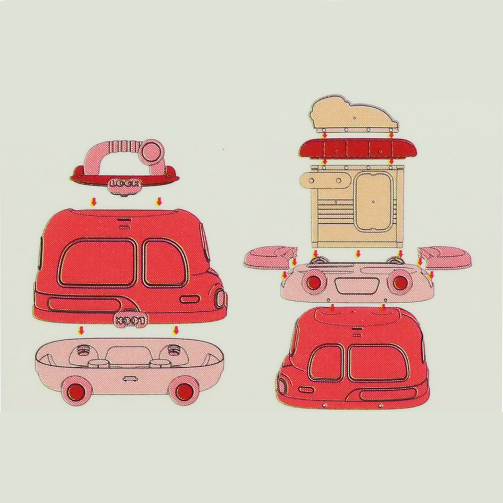 Đồ chơi hướng nghiệp hình xe bus