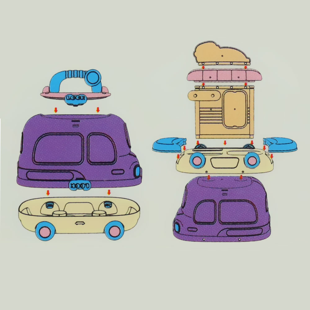 Đồ chơi hướng nghiệp hình xe bus