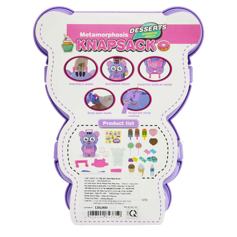 Đồ chơi phân vai theo chủ đề: làm kem