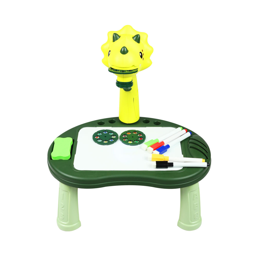 Bộ đồ chơi đèn chiếu khủng long vẽ hình