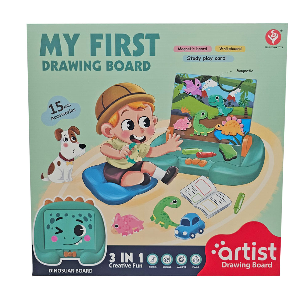 Đồ chơi bảng vẽ kèm bút lông và chữ số