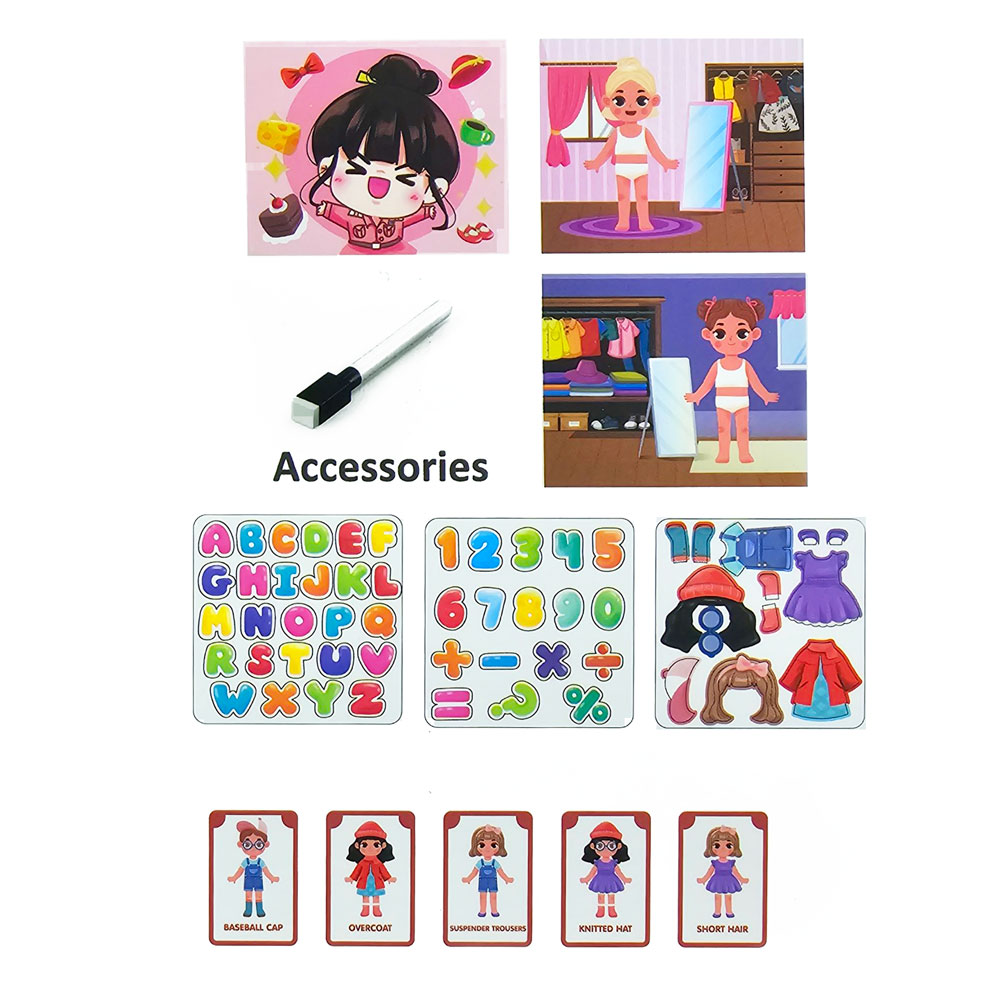 Đồ chơi bảng vẽ kèm bút lông và chữ số