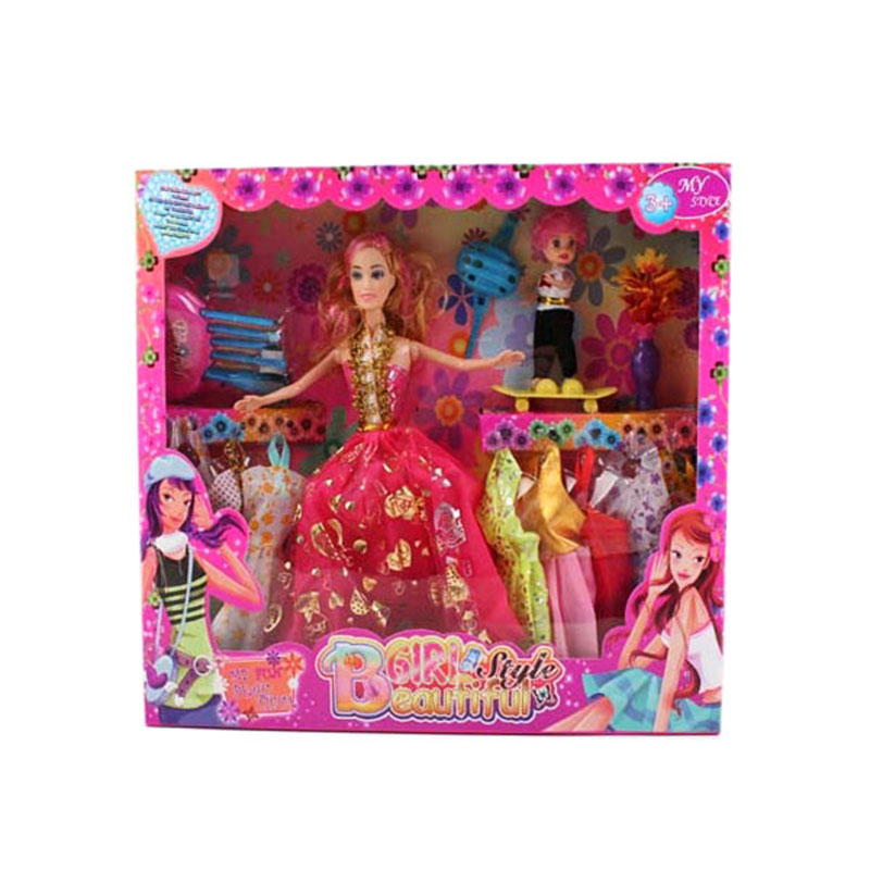 Đồ chơi búp bê kèm trang phục