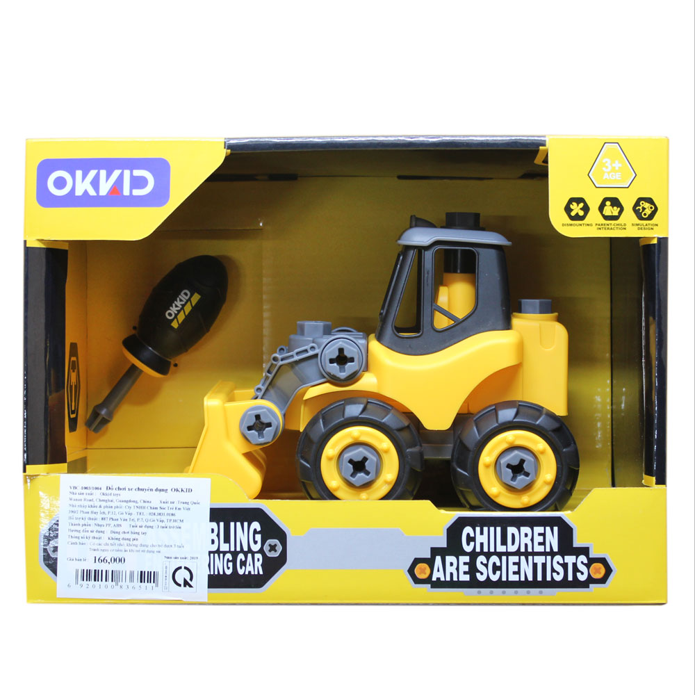 Đồ chơi xe chuyên dụng  OKKID