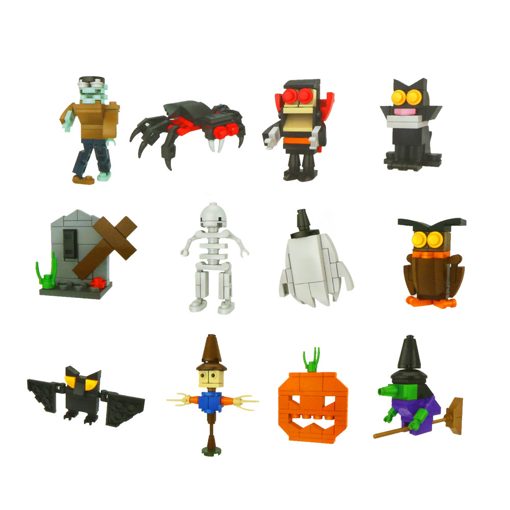 Đồ chơi mô hình halloween thu nhỏ