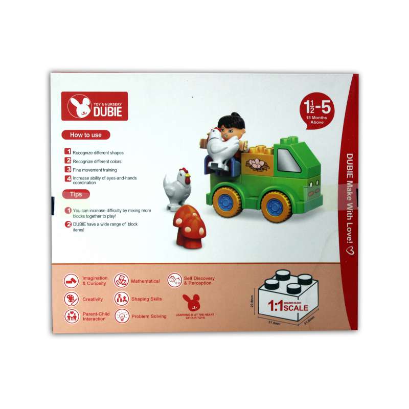 Đồ chơi xếp khối thương hiệu Dubie