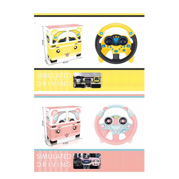 Đồ chơi mô phỏng tay lái xe ô tô có nhạc