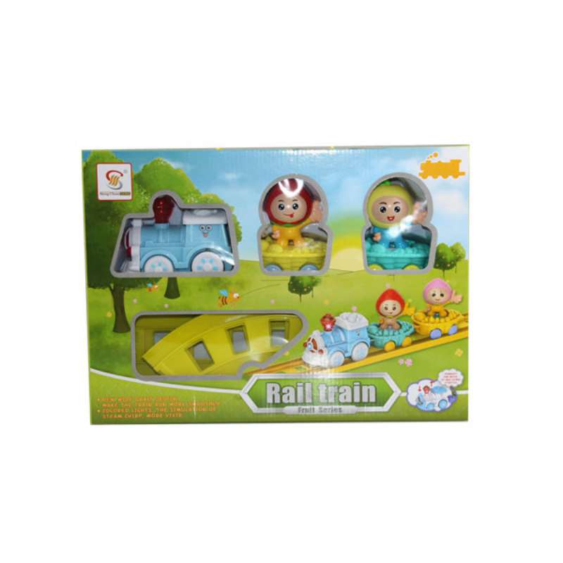 Đồ chơi xe lửa trái cây dùng pin
