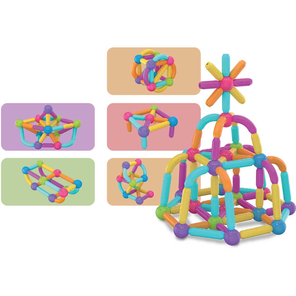 Bộ đồ chơi xếp hình nam châm 25 miếng