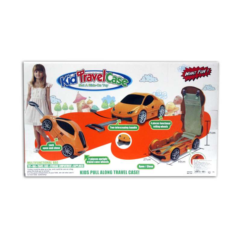 Đồ chơi xe kéo kèm vali du lịch