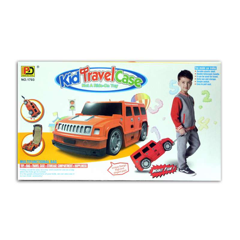 Đồ chơi xe kéo kèm vali du lịch