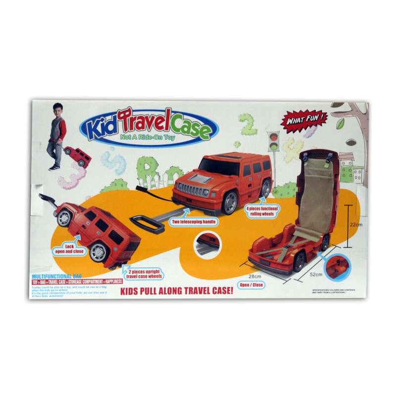 Đồ chơi xe kéo kèm vali du lịch