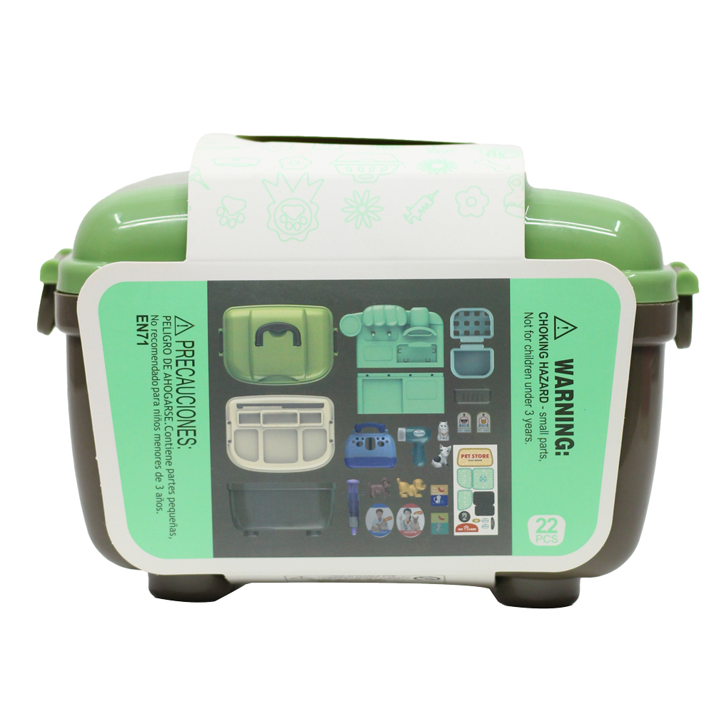 Đồ chơi hướng nghiệp: chăm sóc thú cưng dạng vali