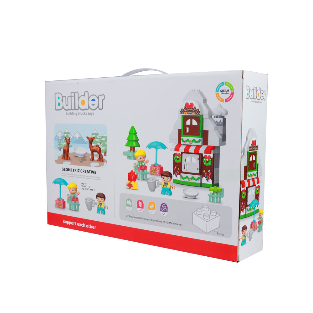 Bộ đồ chơi xếp khối 77 chi tiết