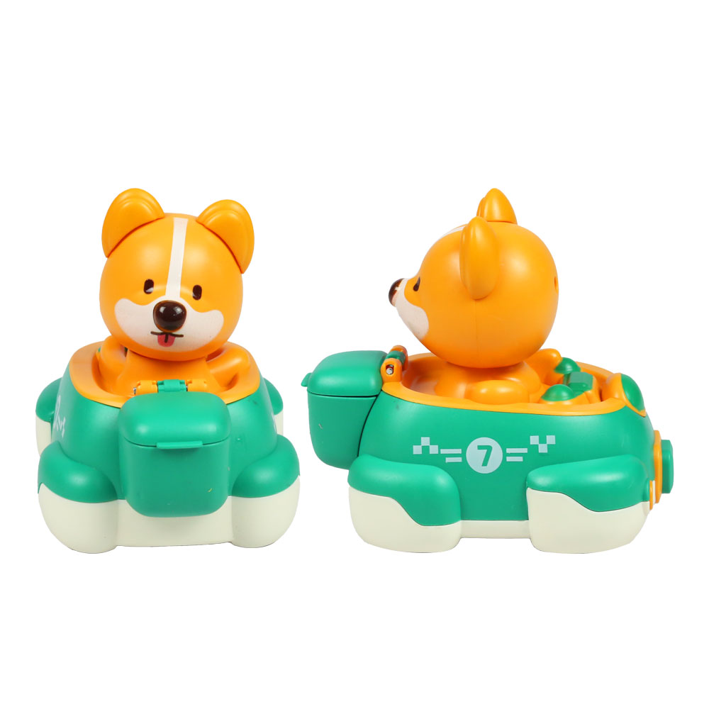 Đồ chơi xe hình thú có lò xo