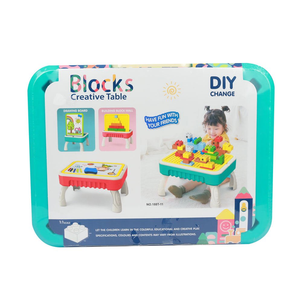 Đồ chơi bộ bàn xếp khối 50 chi tiết