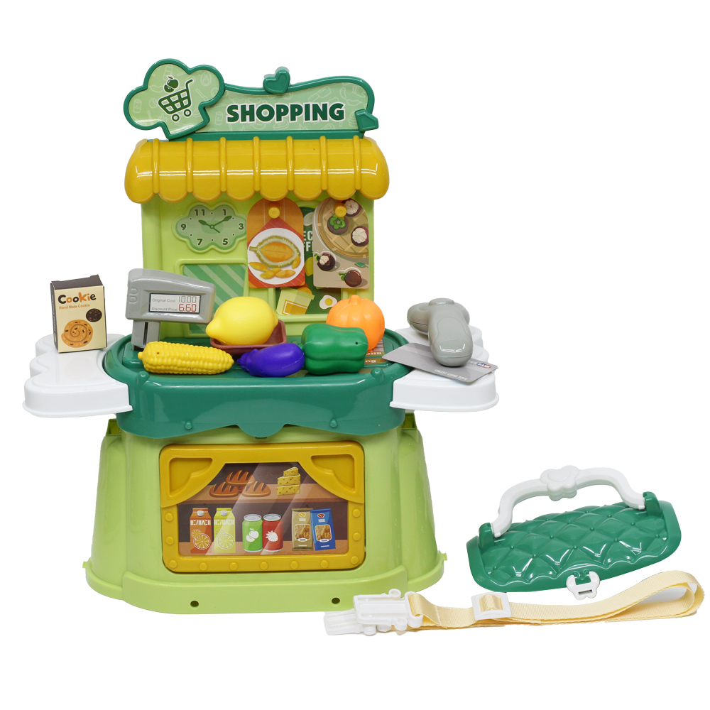 Đồ chơi hướng nghiệp: siêu thị dạng balo