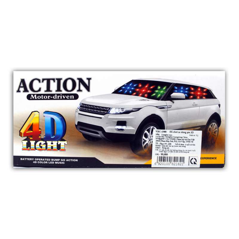 Đồ chơi xe dùng pin 3D