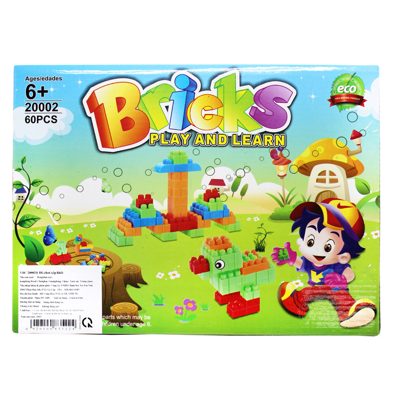 Đồ chơi xếp khối 60 miếng
