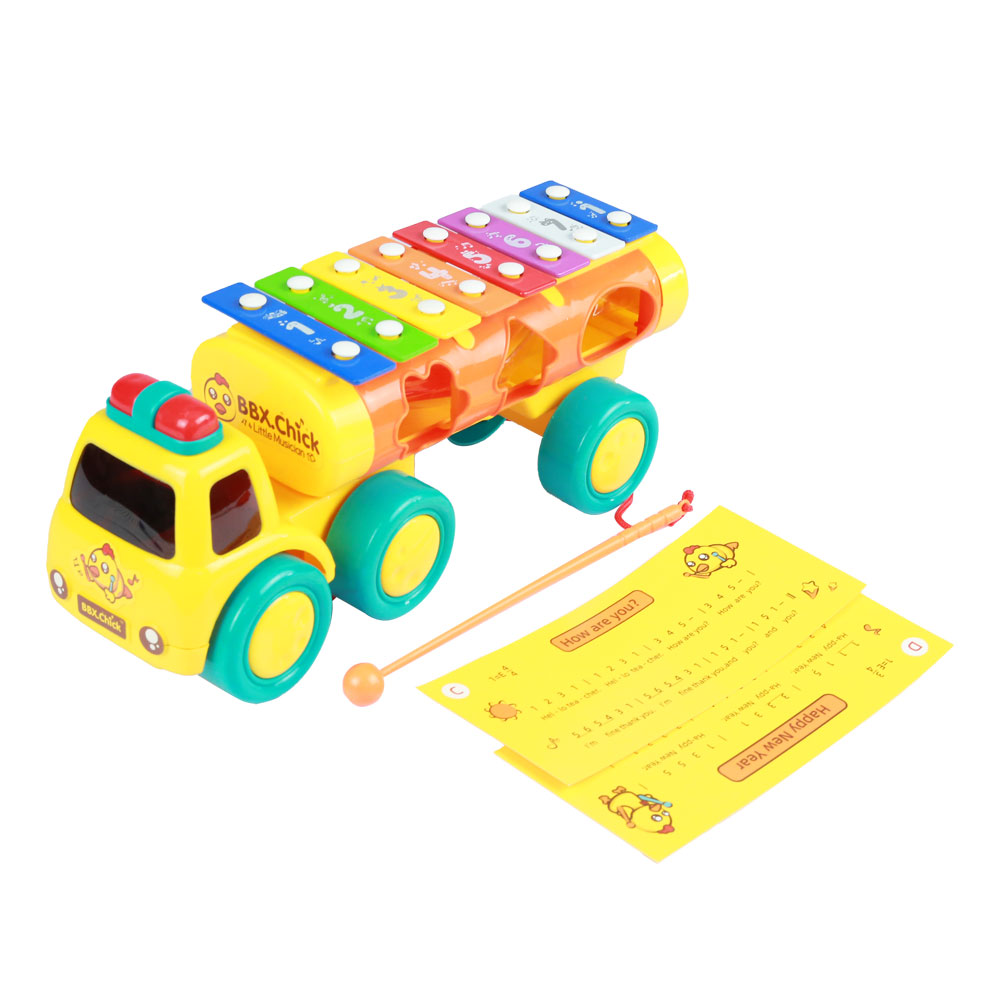 Đồ chơi bộ gõ hình xe thả khối