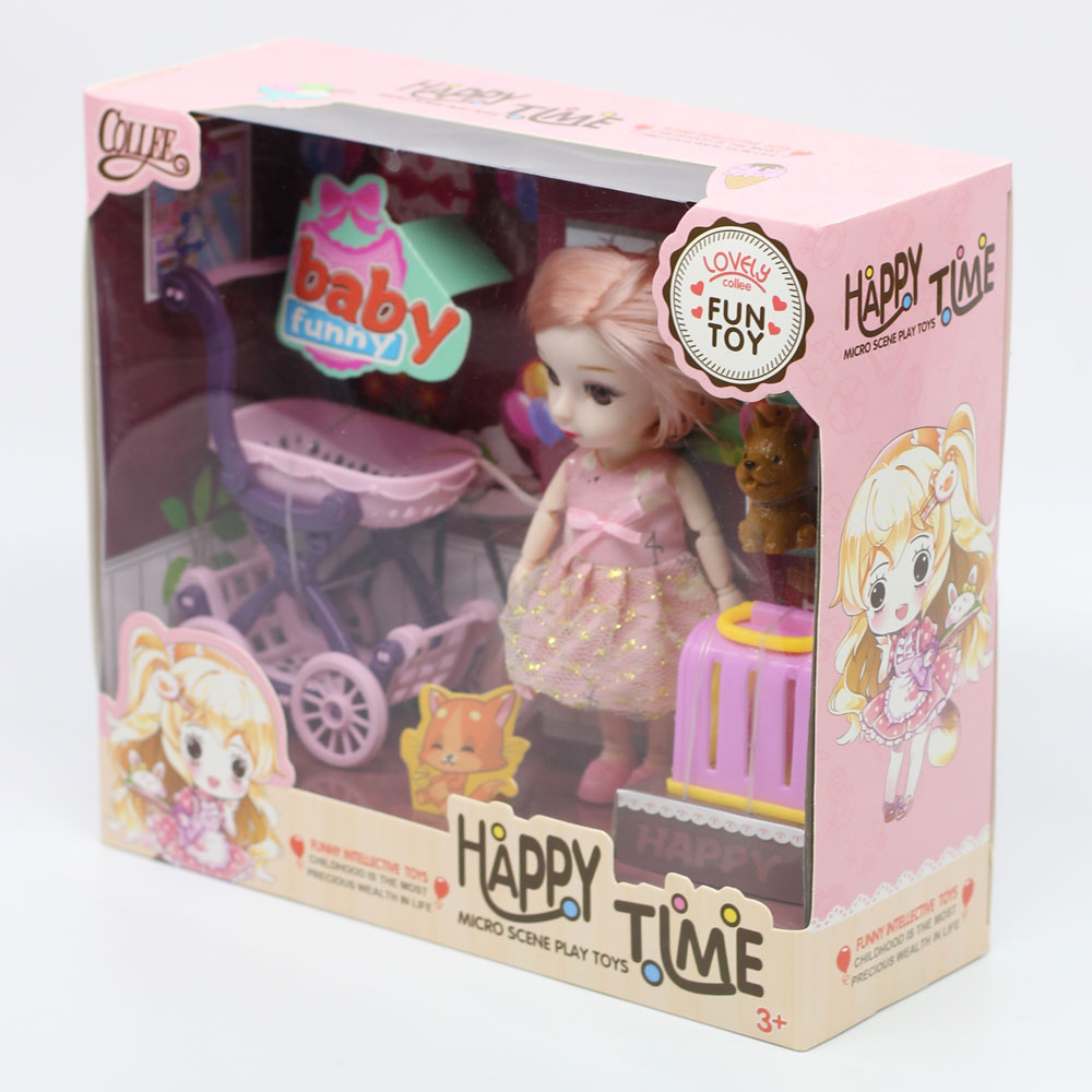 Đồ chơi búp bê mini kèm phụ kiện