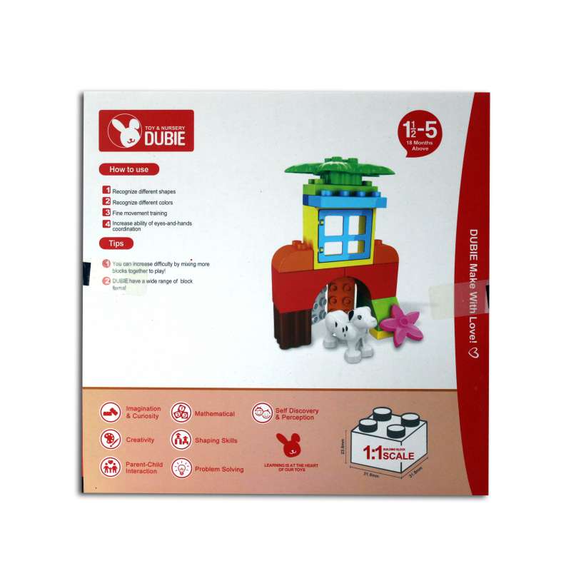 Đồ chơi xếp khối thương hiệu Dubie