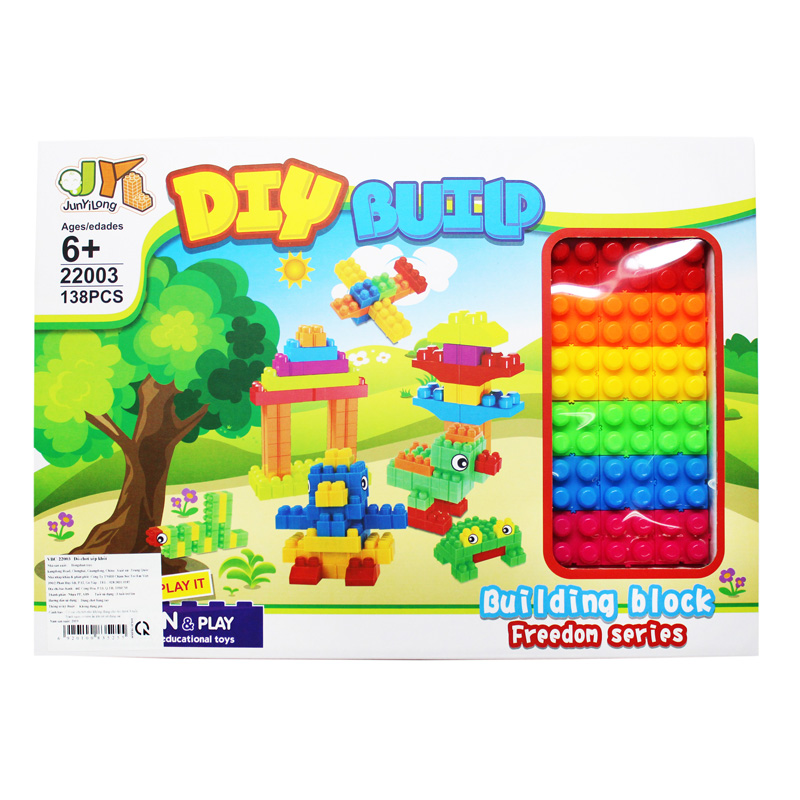 Đồ chơi xếp khối 138 miếng