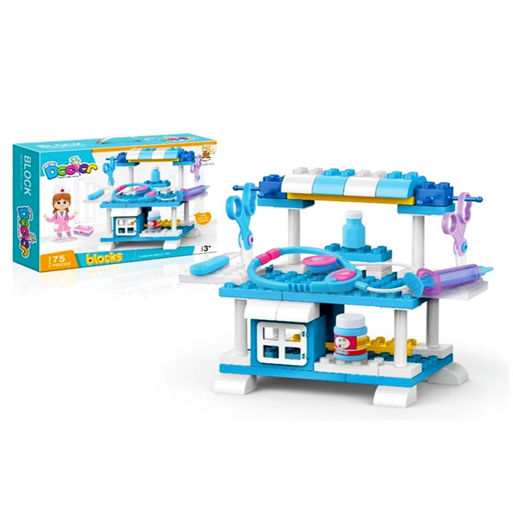 Đồ chơi xếp khối bộ bệnh viện lớn