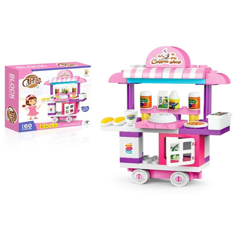 Đồ chơi xếp khối bộ nhà bếp nhỏ