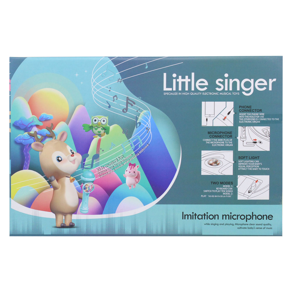 Bộ đồ chơi đàn organ & micro mini