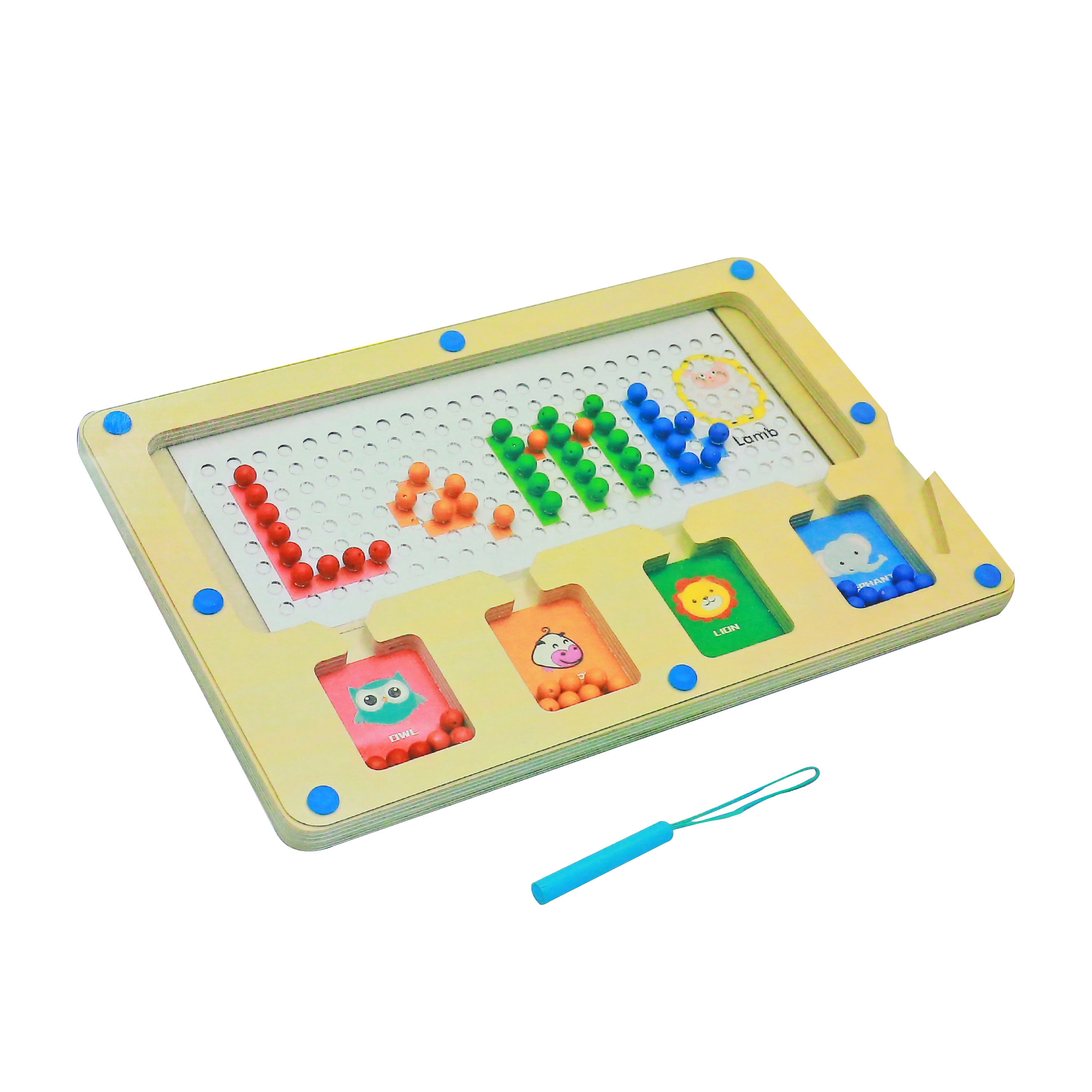 Đồ chơi phân loại màu sắc, học từ