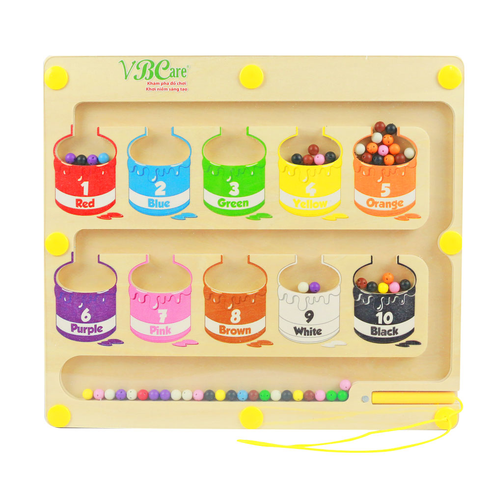 Đồ chơi phân loại màu sắc, học từ
