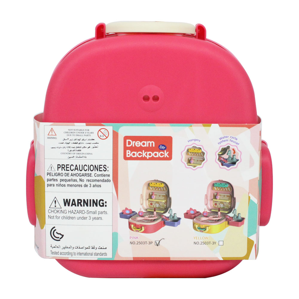 Bộ đồ chơi làm đẹp dạng balo mini