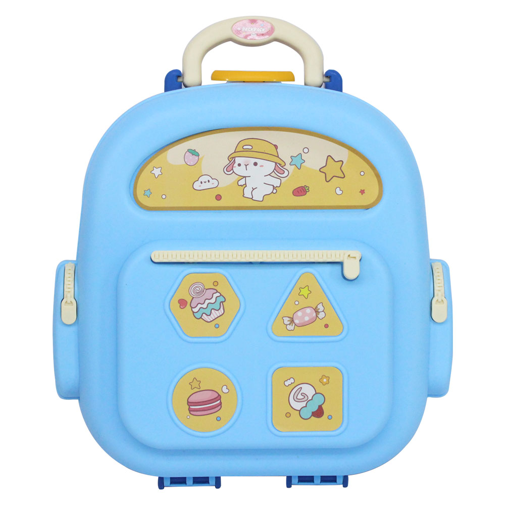 Bộ đồ chơi đất nặn tạo hình dạng balo mini