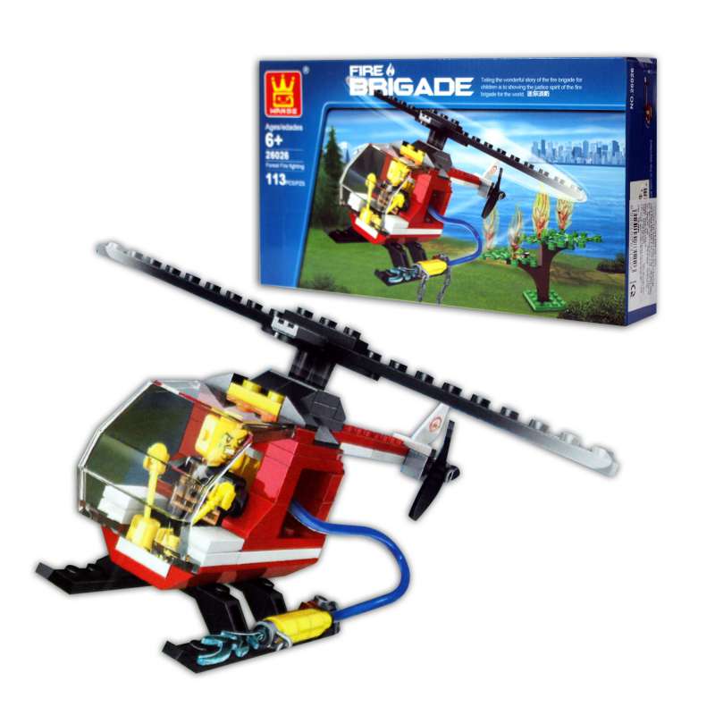 Đồ chơi xếp khối trực thăng