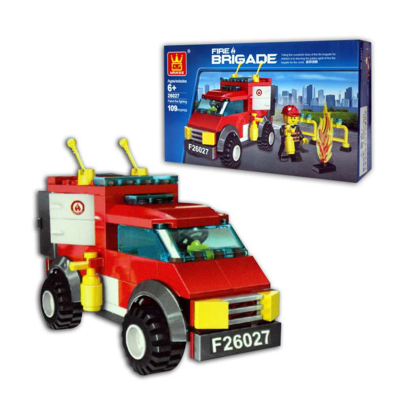 Đồ chơi xếp khối cứu hỏa