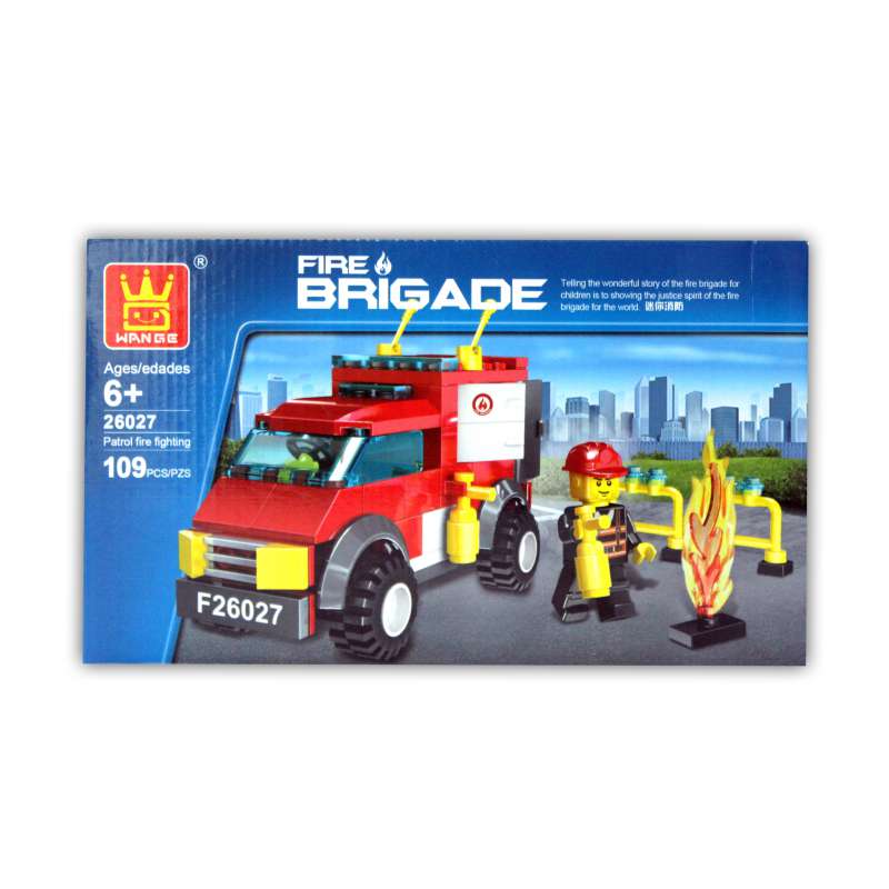 Đồ chơi xếp khối cứu hỏa