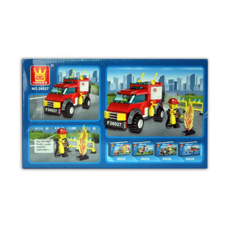 Đồ chơi xếp khối cứu hỏa