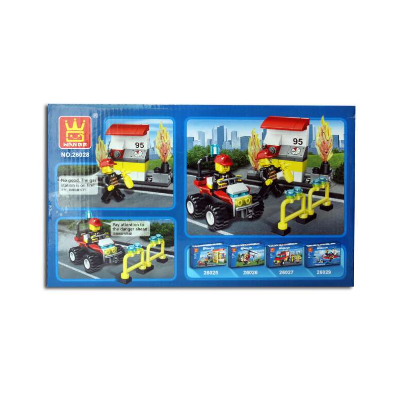 Đồ chơi xếp khối trạm xăng