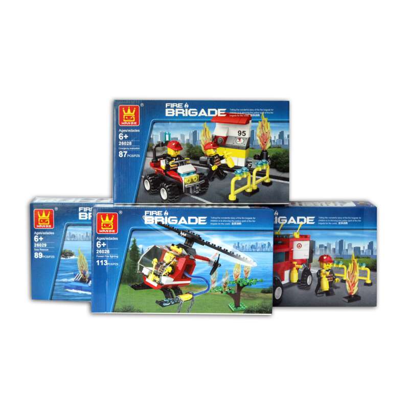 Đồ chơi xếp khối trạm xăng