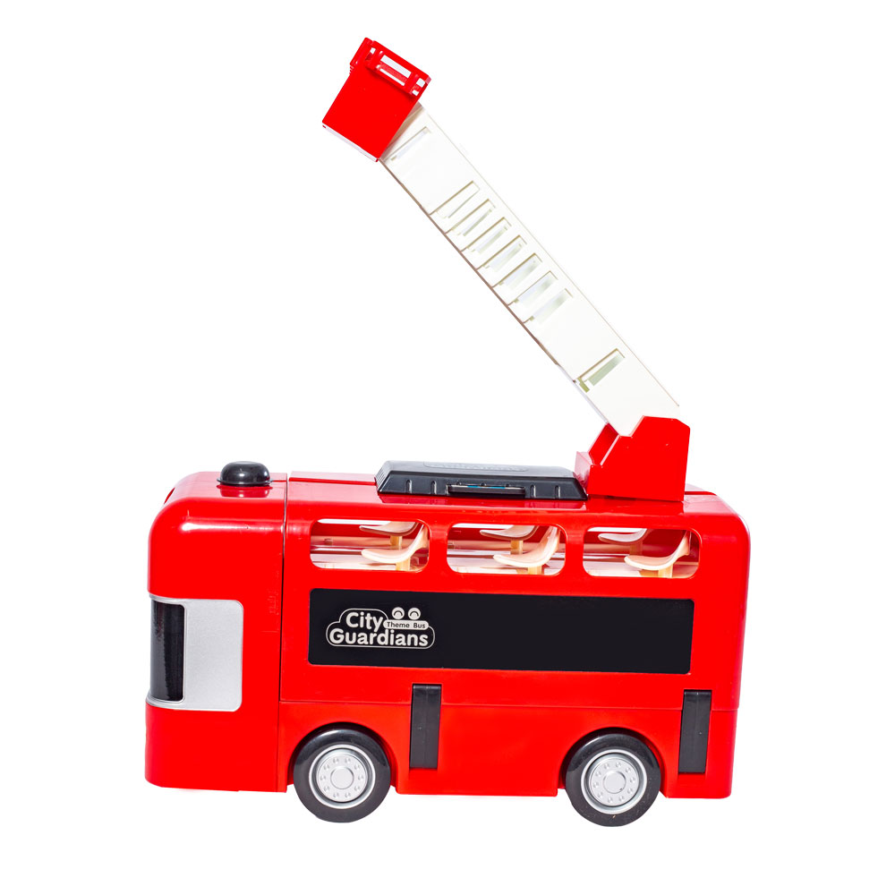 Đồ chơi xe chữa cháy cứu hộ 2 in 1 dùng pin