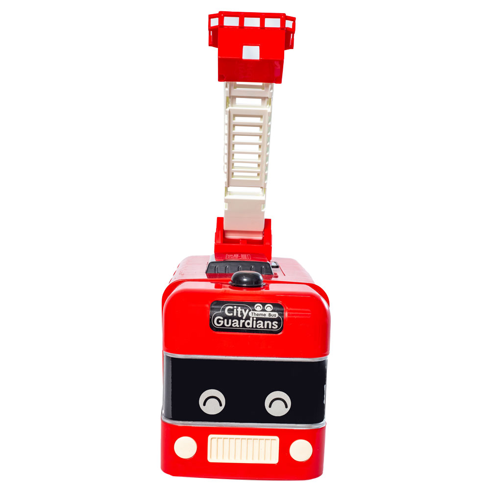 Đồ chơi xe chữa cháy cứu hộ 2 in 1 dùng pin