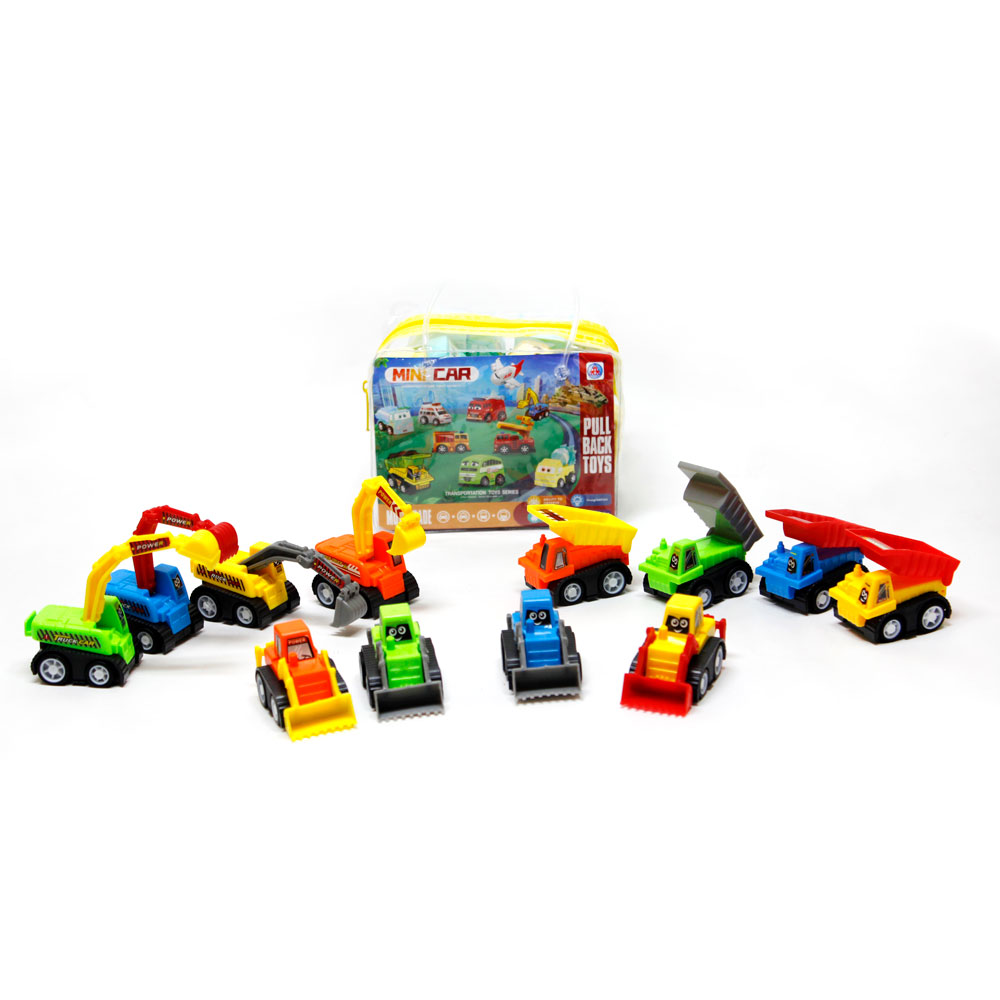 Bộ đồ chơi 12 xe oto chạy trớn